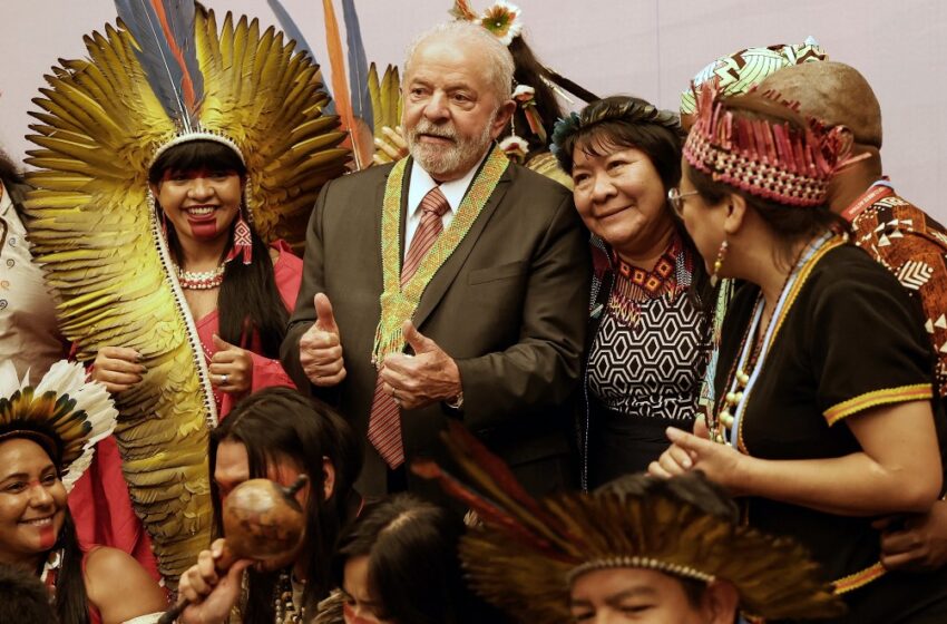  Lula participa da 52ª Assembleia Geral do Povos Indígenas, em Roraima