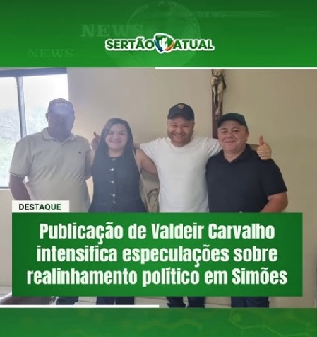  Publicação de Valdeir Carvalho intensifica especulações em Simões