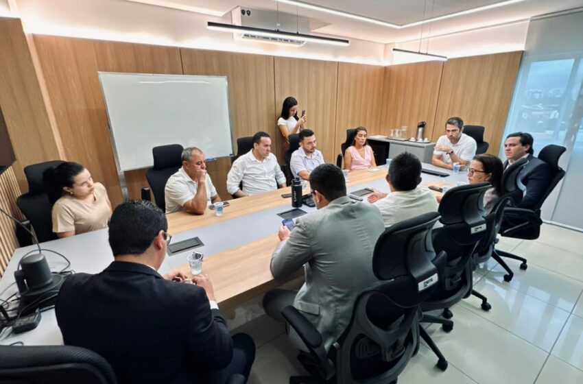  MARCOLÂNDIA | Prefeito Corinto Matos cobra revisão de notas do Selo Ambiental durante reunião com gestores e Estado