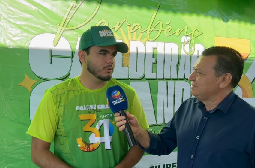  Prefeito Filipe Gonçalves parabeniza população e celebra grande festa de Caldeirão Grande do Piauí com obras, tradição e desenvolvimento