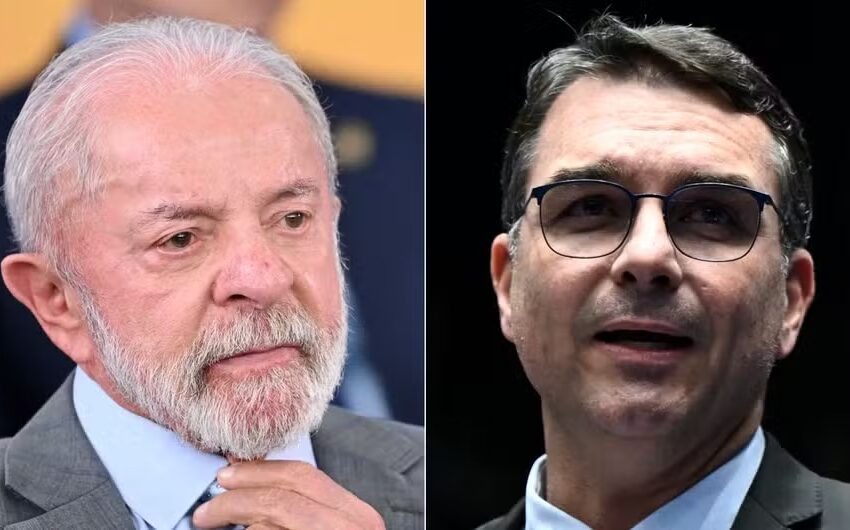  Lula abre 9 pontos à frente de Flávio Bolsonaro no 1º turno, aponta BTG/Nexus