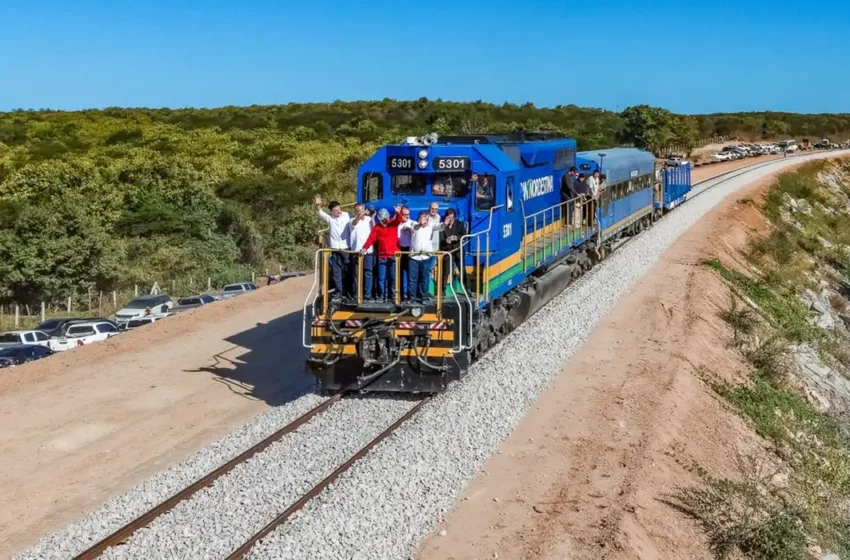 Ferrovia Transnordestina, entre CE e PI, atinge 82% de obra concluída