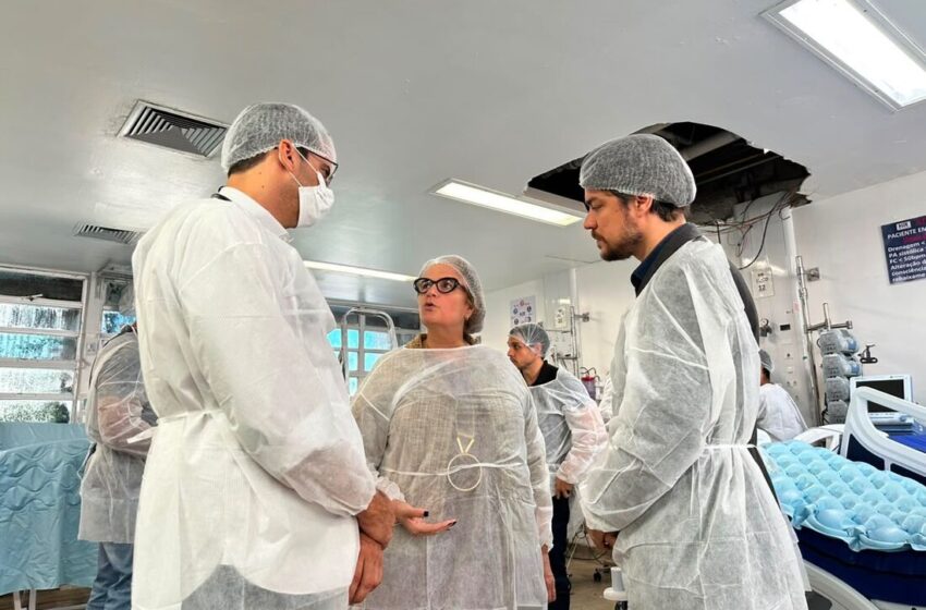  Governo vai apurar causas da queda de parte do forro do teto do Hospital da Restauração