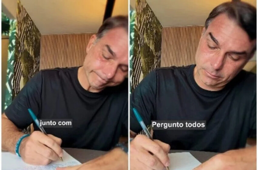  Após negativa de Moraes, Flávio Bolsonaro narra carta ao pai nas redes sociais