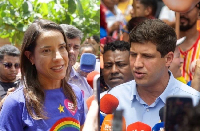  Quaest: Raquel e João empatam com 42% no 1º turno em Pernambuco