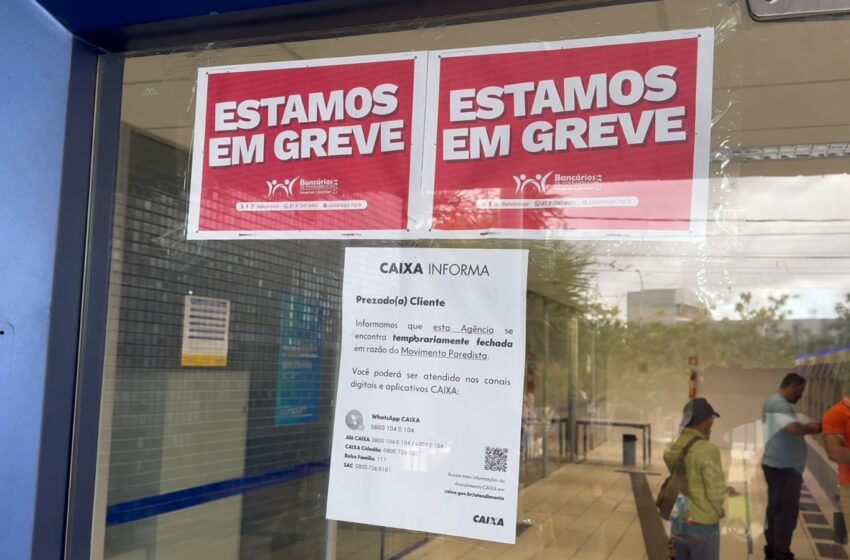  Greve nacional da Caixa começa e bancários do Banco do Brasil podem aderir à paralisação