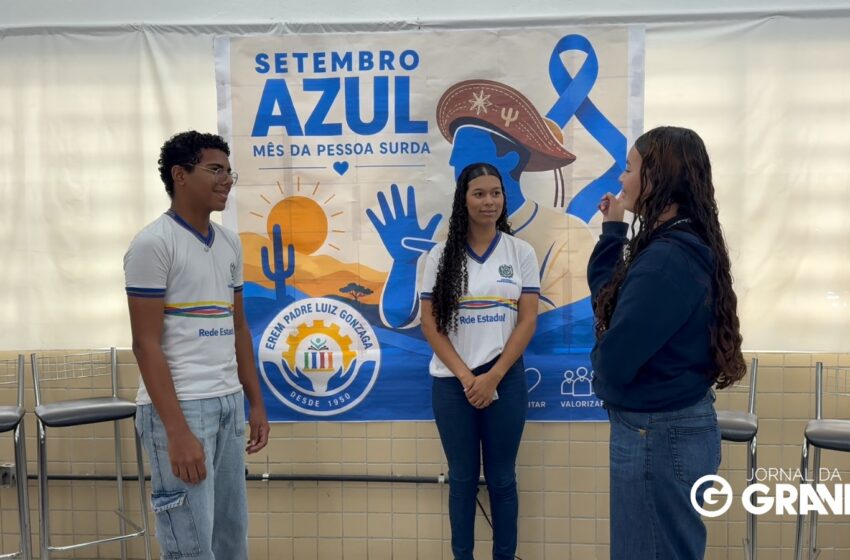  EREM Padre Luiz Gonzaga promove oficina de Libras no Setembro Azul e coloca alunos surdos como protagonistas da inclusão