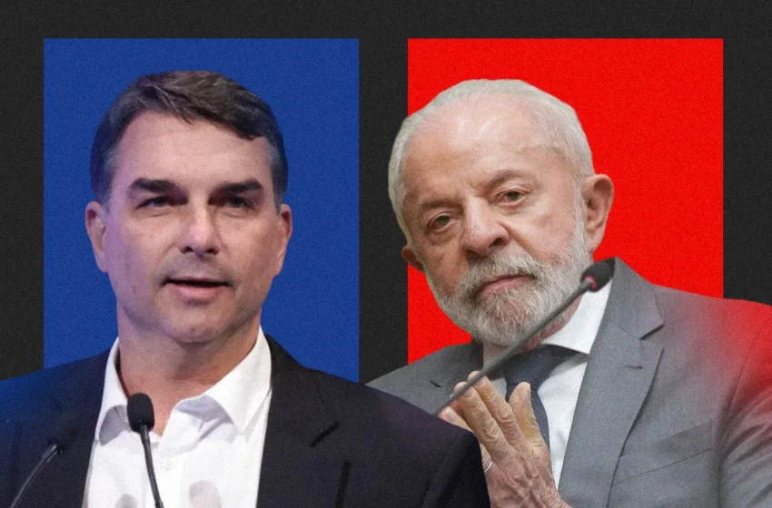  Flávio Bolsonaro tem 45% contra 44% de Lula em 2º turno, diz Real Time