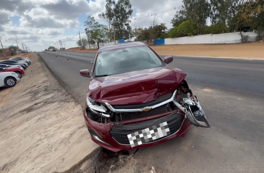  Colisão entre Onix e Hilux na BR-316 em Araripina reforça alerta para os cuidados no trânsito
